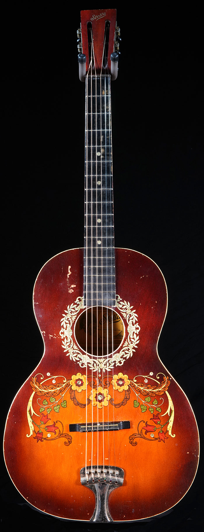 Stella Floral Grand Concert – StayGoldGuitars